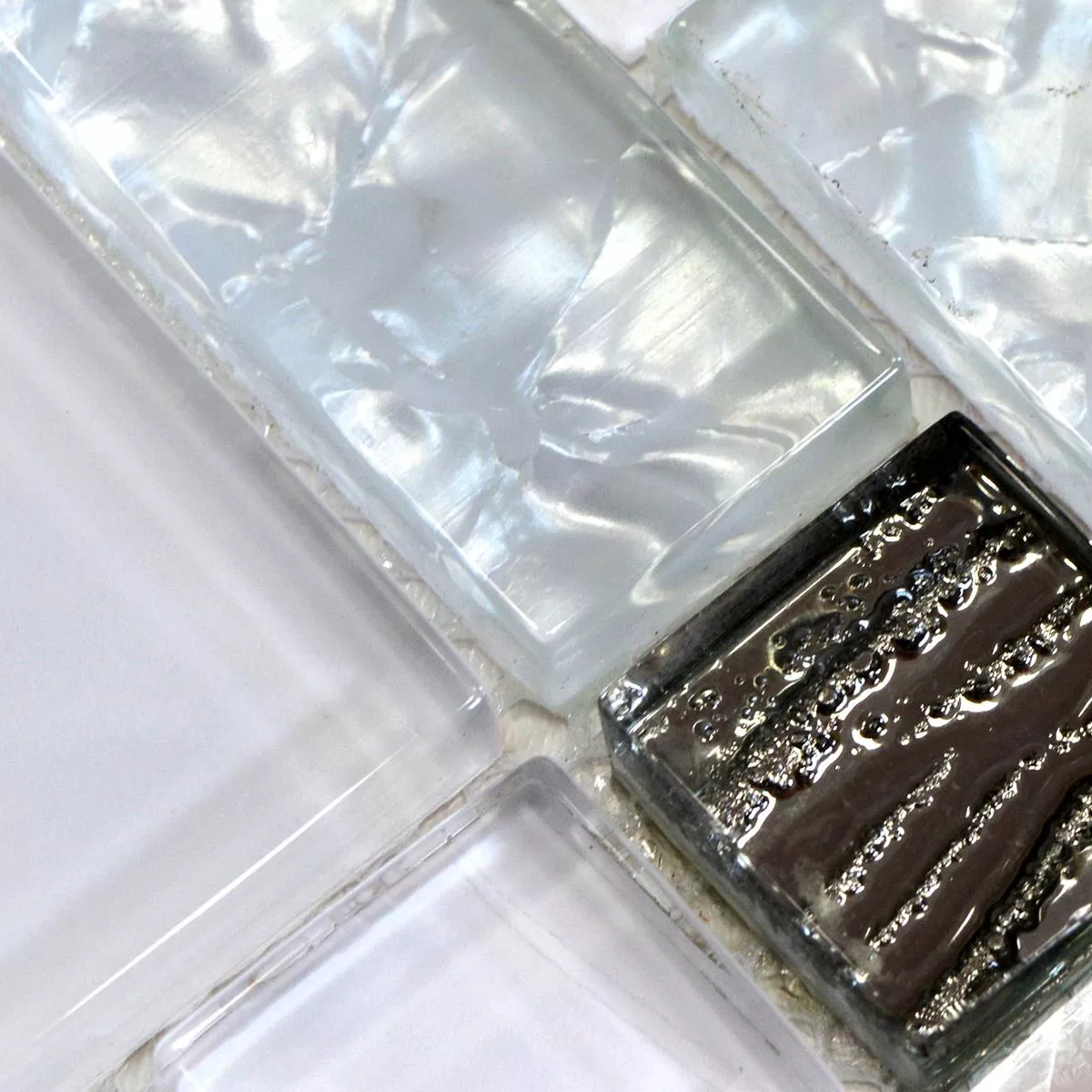 Échantillon Mosaïque Carrelage Admont Blanc Diamant ix