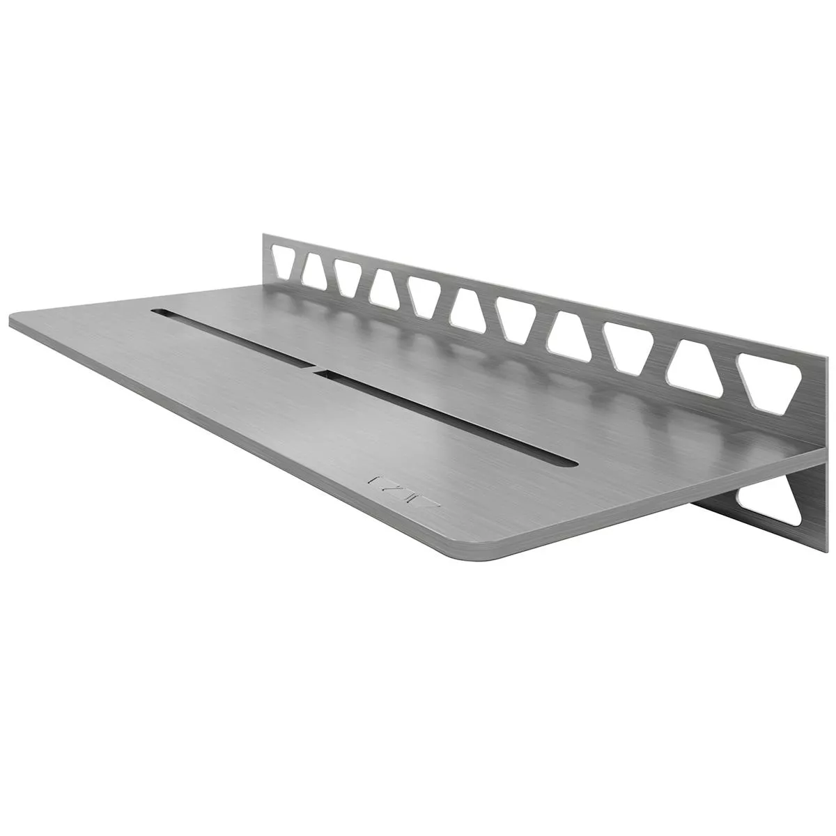 Doucheplank wandplank Schlüter rechthoek 30x11,5cm puur zilver