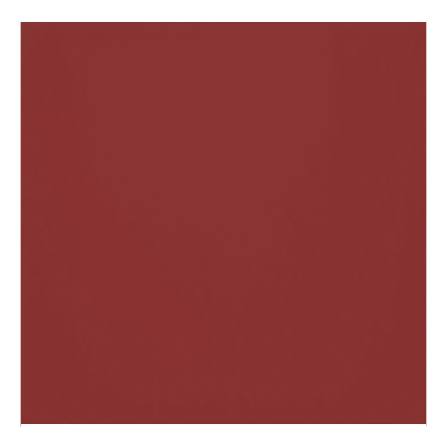 Carrelage métro Rouge Mat 10x10 cm Sans Facette Freyburg Burdeos