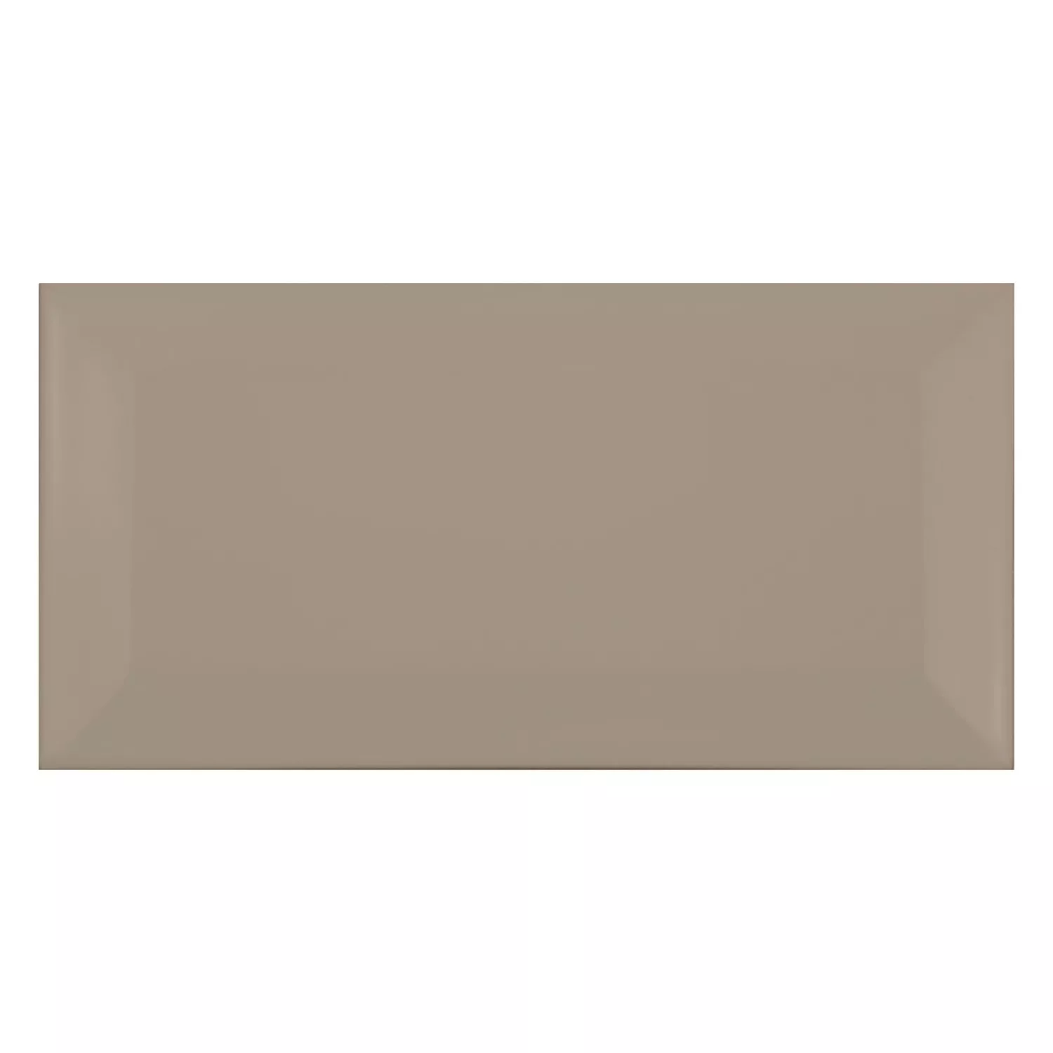 Carrelage métro Brun Mat 7,5x15 cm Avec Facette Pitcox Mink