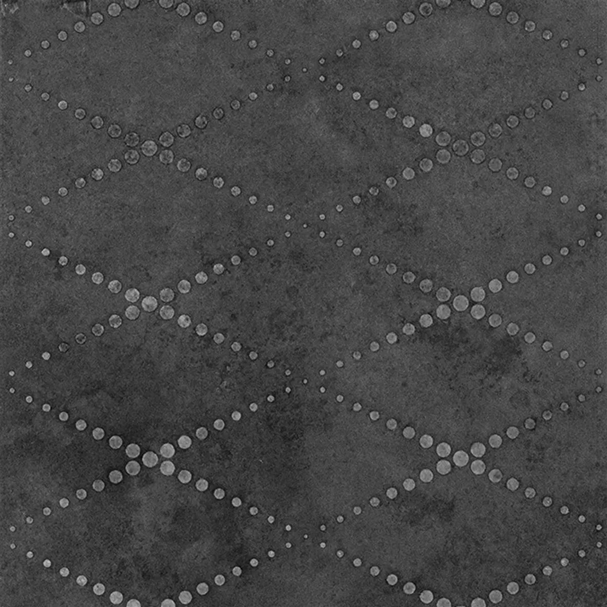 Carrelage Sol Et Mur Chicago Métaloptique Anthracite R9 - 18,5x18,5cm Pattern 2