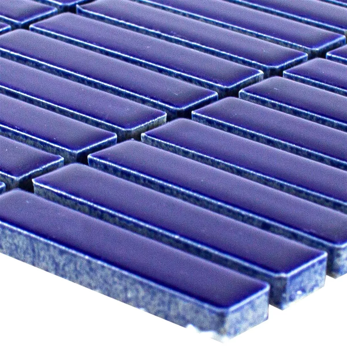 Keramiek Mozaïektegel Maytown Blauw Glanzend Keramiek Mozaïektegel Maytown Blauw Glanzend