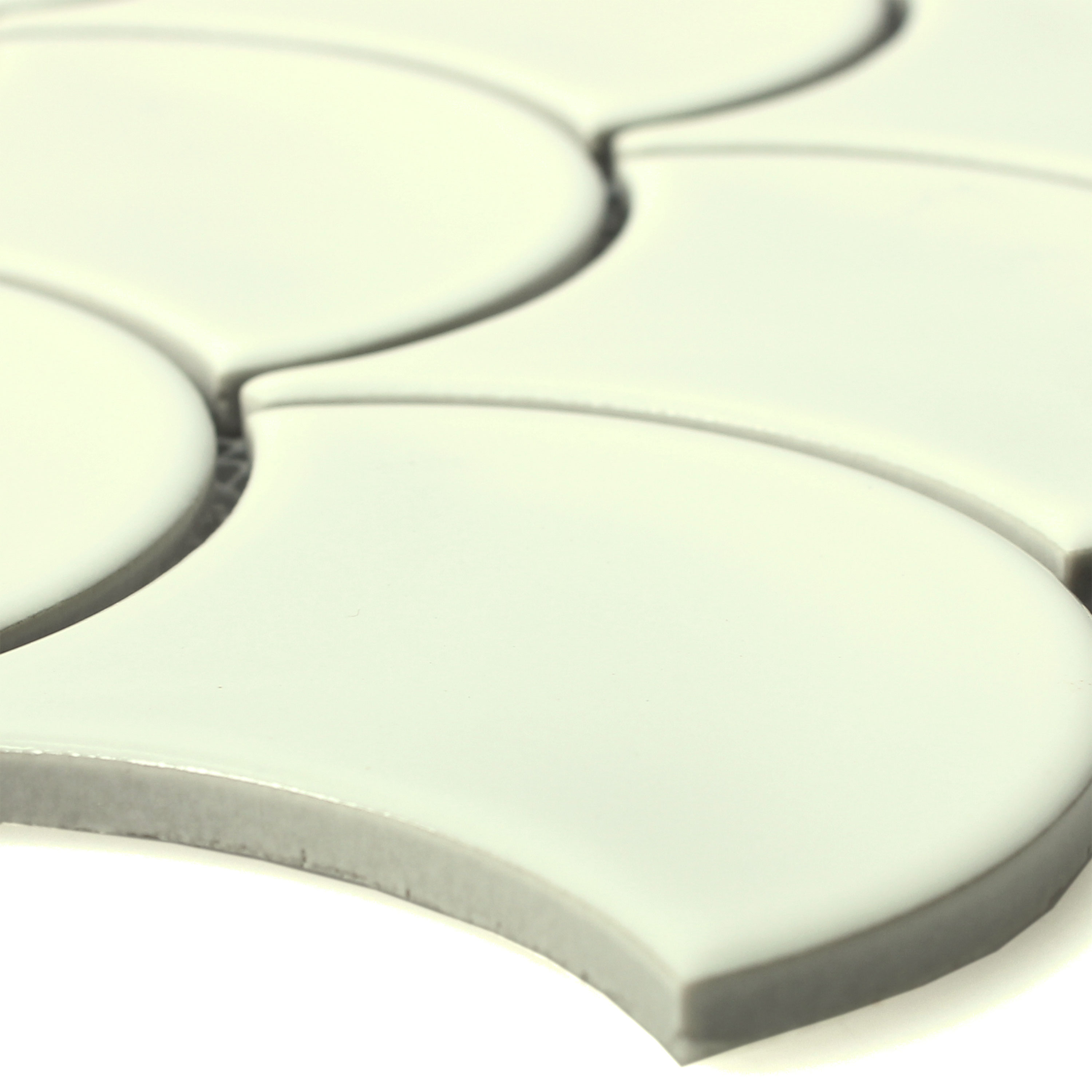 Mosaïque Carrelage Céramique Miles Ivoire Brillant