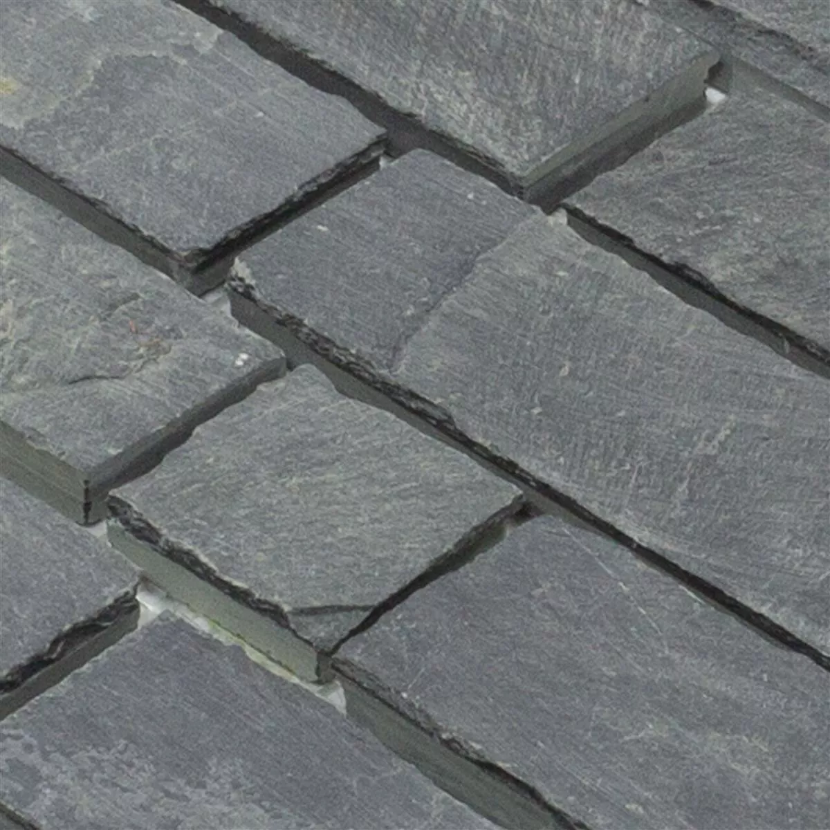 Échantillon Ardoise Natural Mosaïques Pierre Carrelage Timberbrook Anthracite