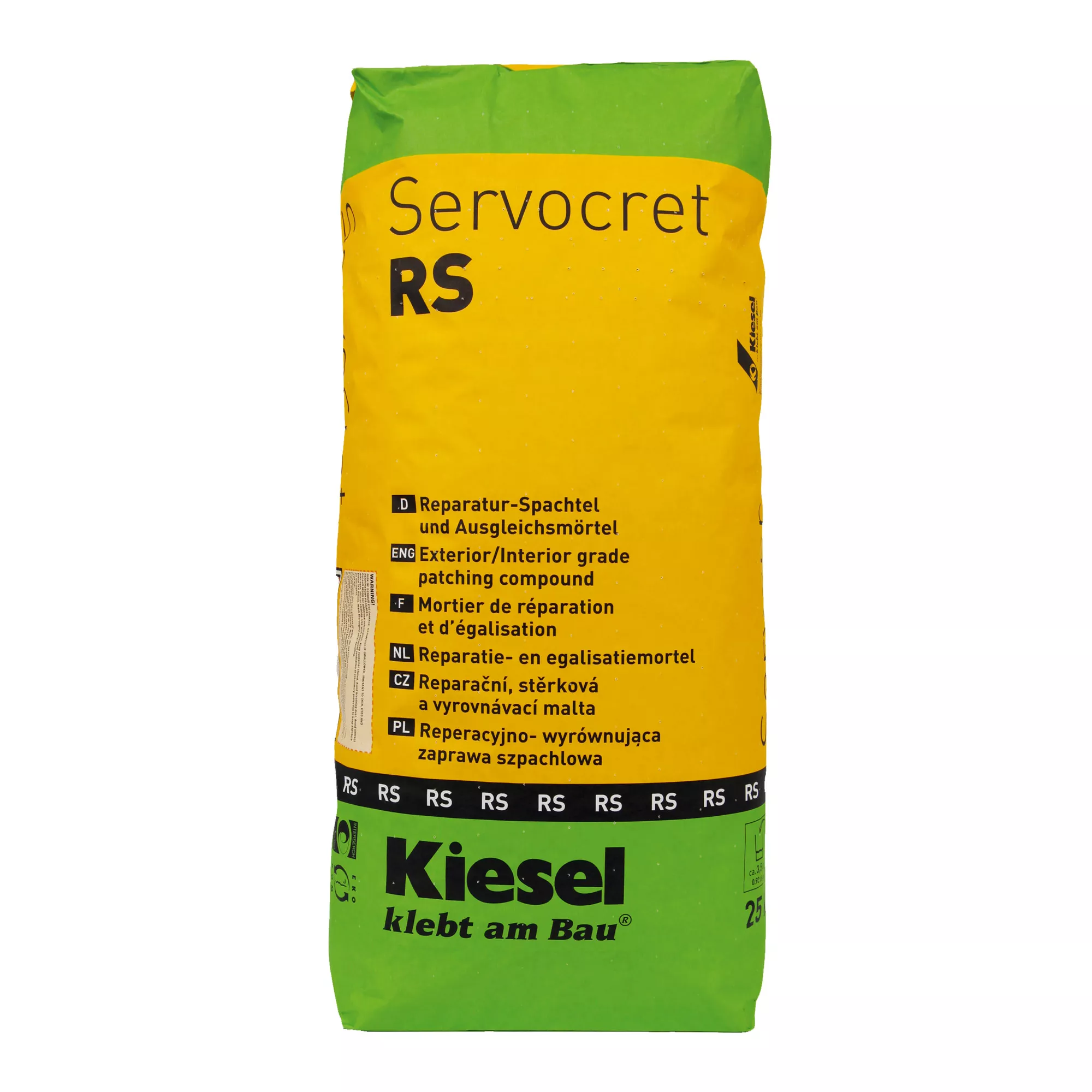 Kiesel Servocret RS - Mastic De Réparation Rapide Et Mortier De Nivellement (25 Kg)