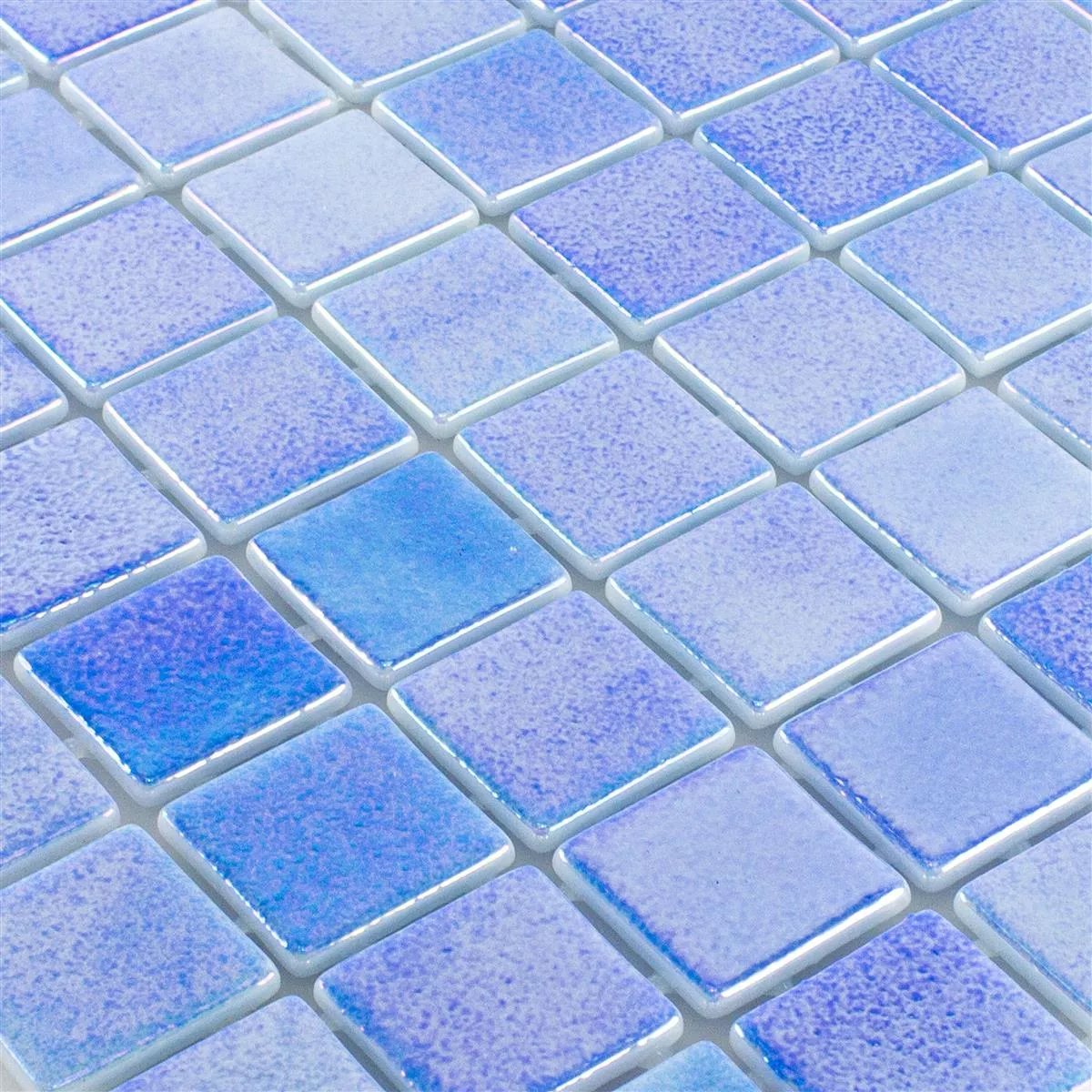 Échantillon Verre Piscine Mosaïque McNeal Bleu 38