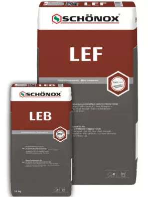 Lichtgewicht dekvloersysteem Hybride Schönox LEB 9 Kg - LEF 10 Kg