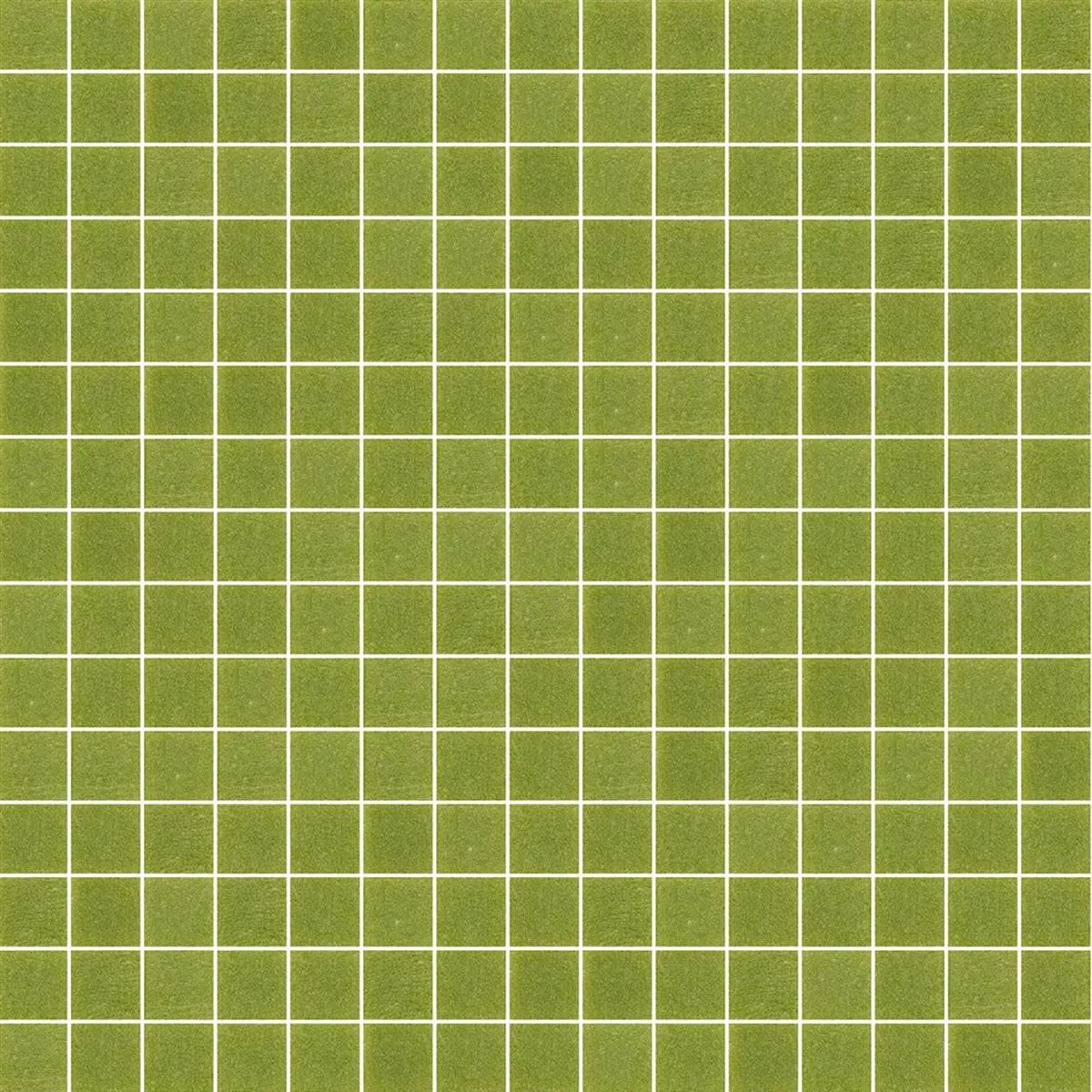 Glasmozaïek Tegel Trend-Vi Vitreo 109 Olijfgroen 20x20mm