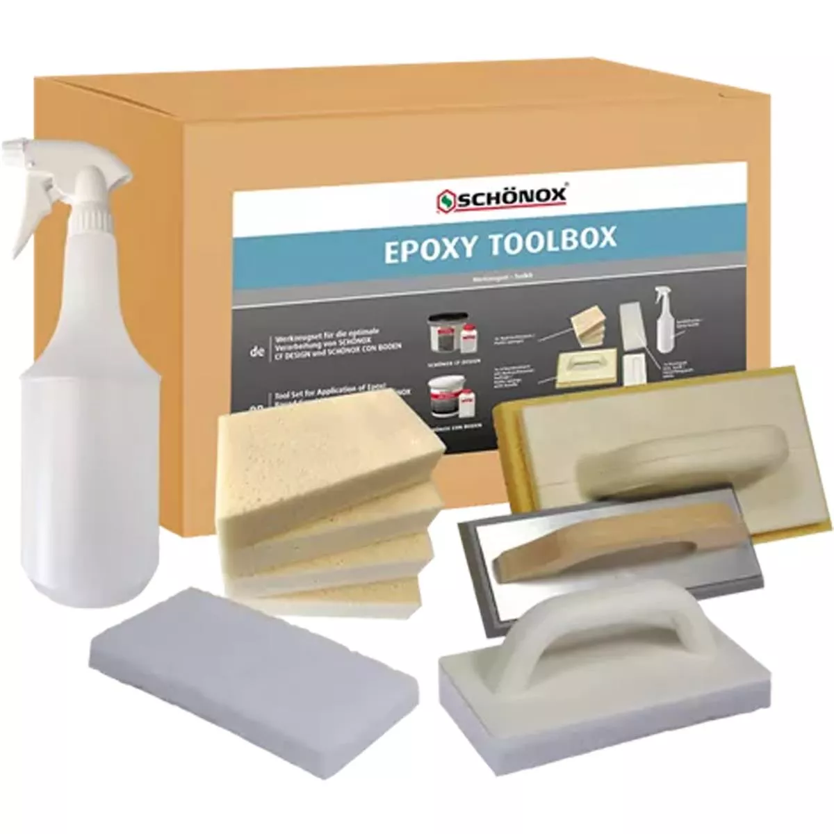 Coffret à outils en résine époxy Schönox Epoxy Toolbox