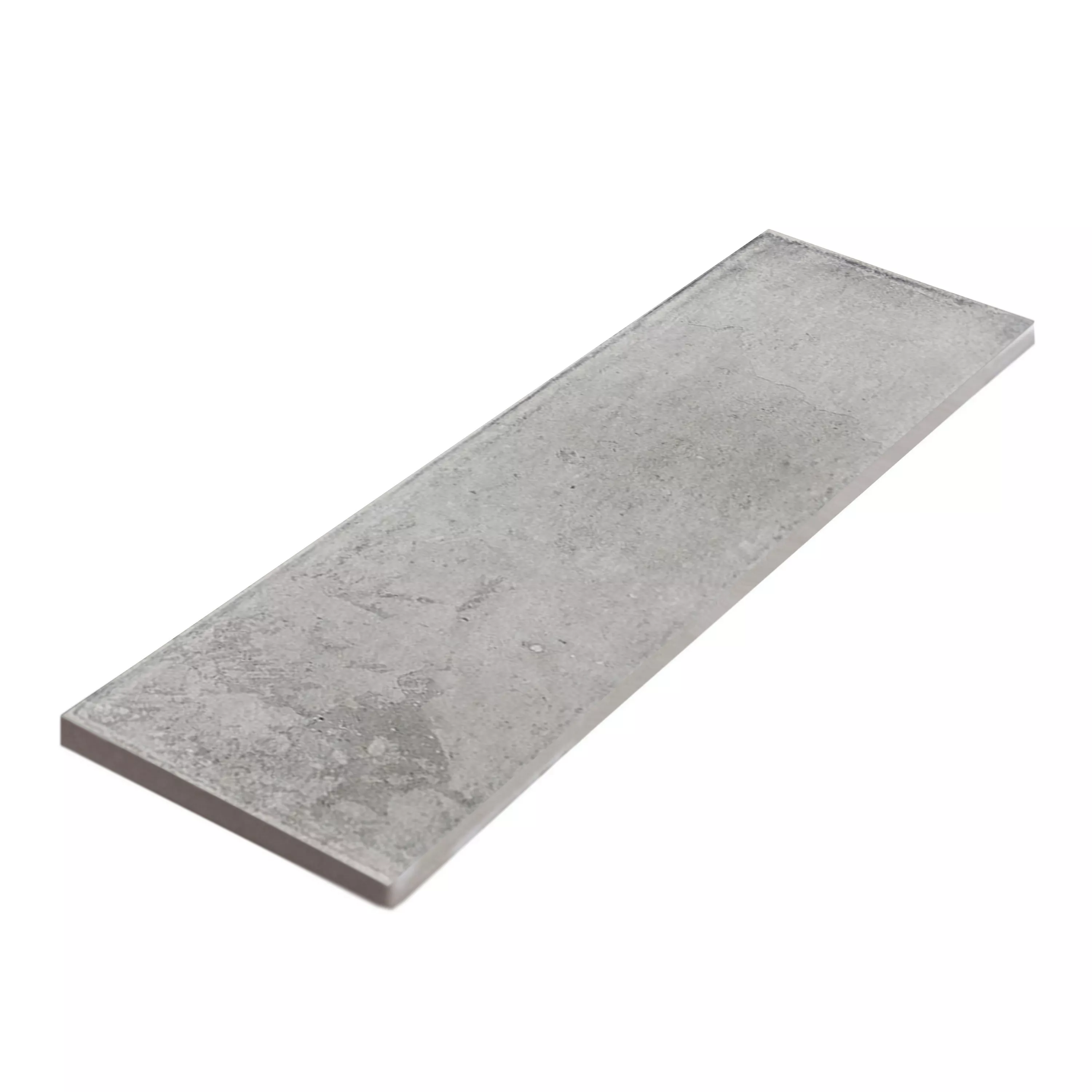 Carrelage Mural Herzog Mat 7x28cm Argent