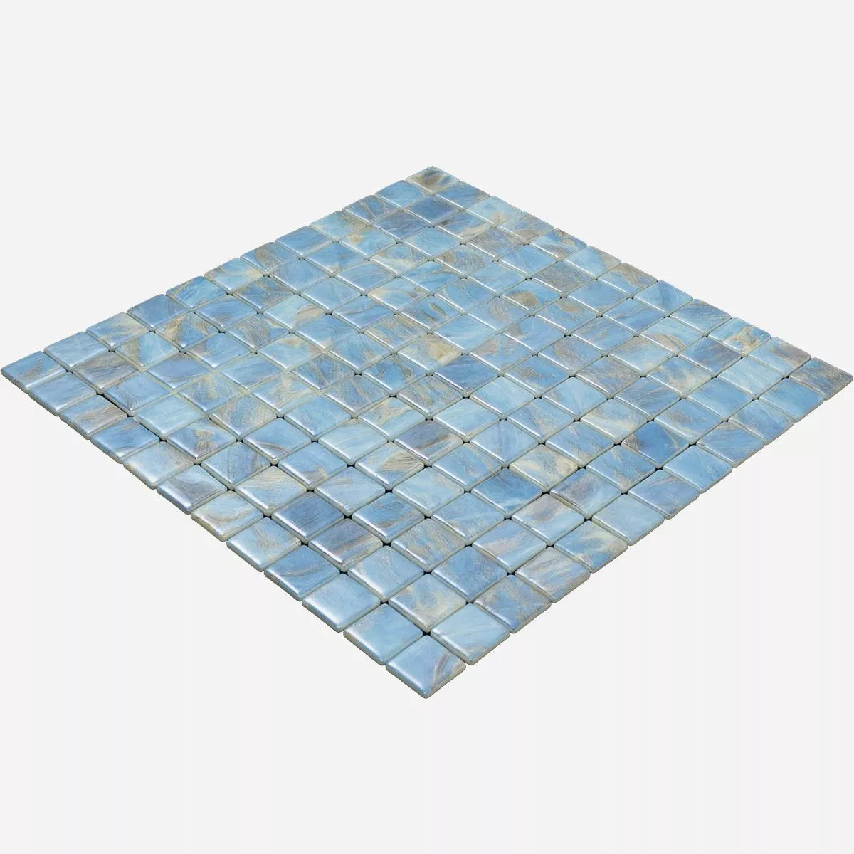 Verre Piscine Mosaïque Alassio Bleu 25