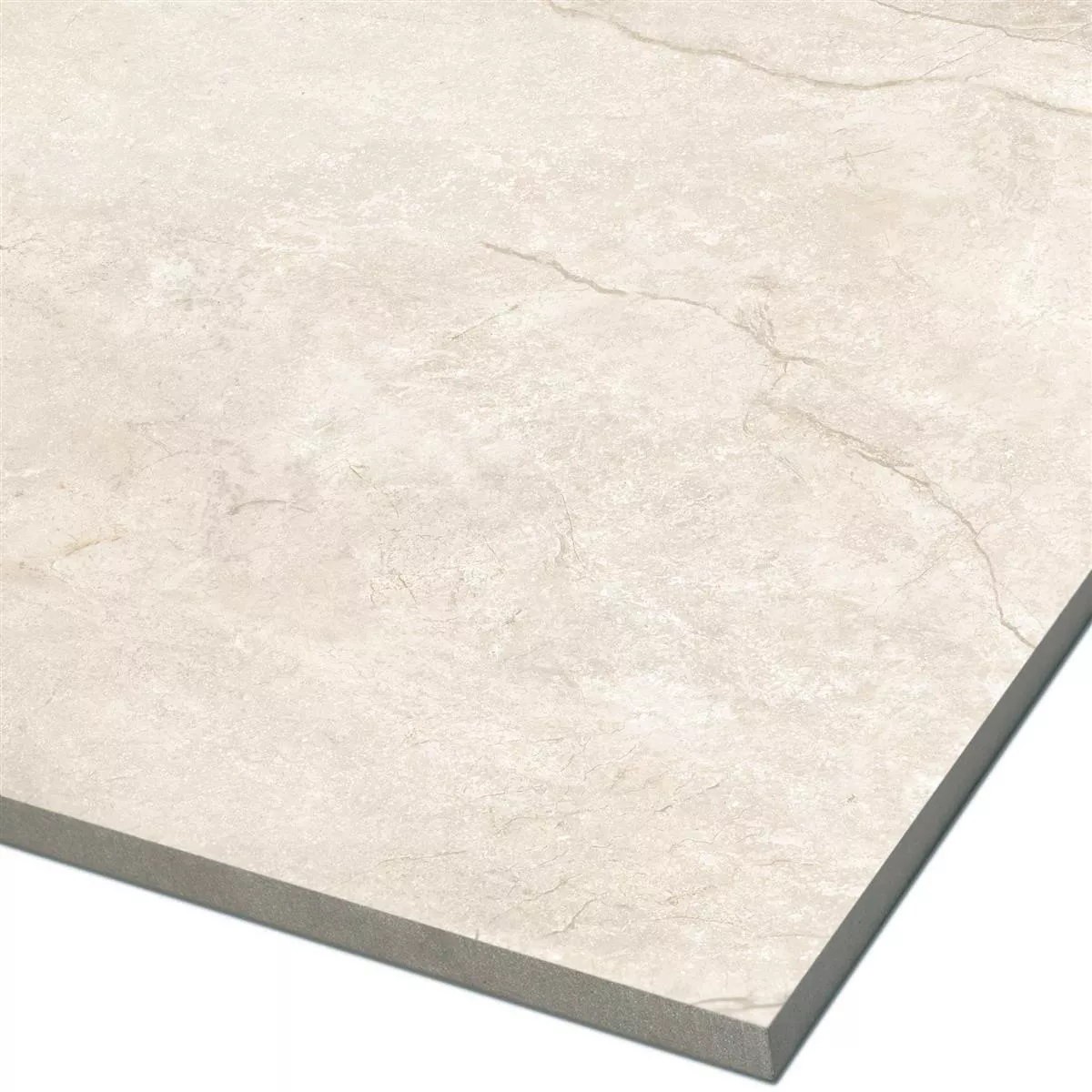 Vloertegels Pangea Marmerlook Glanzend Cream 120x120cm