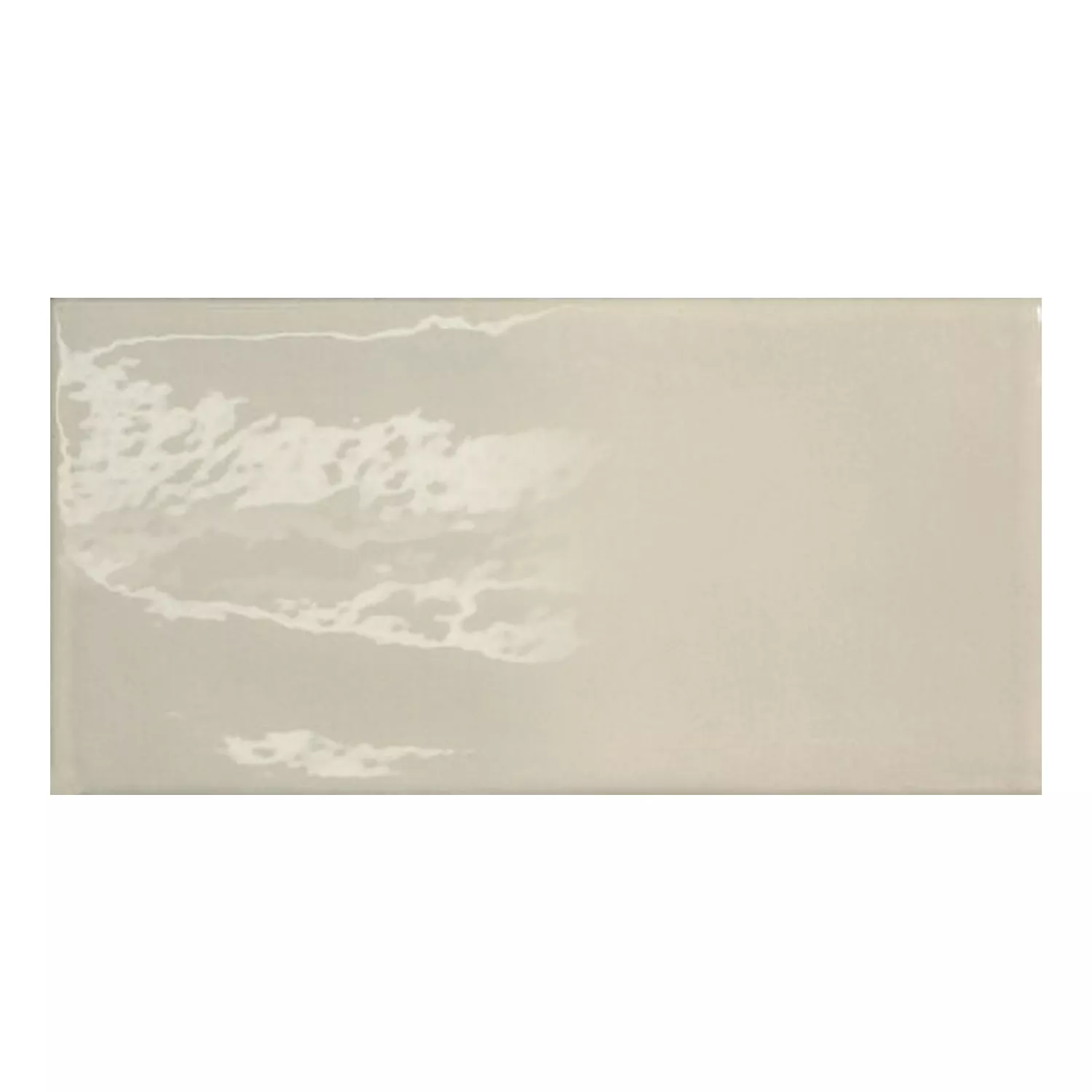 Celaya Beige Brillant Rustique 7,5x15 cm Almond