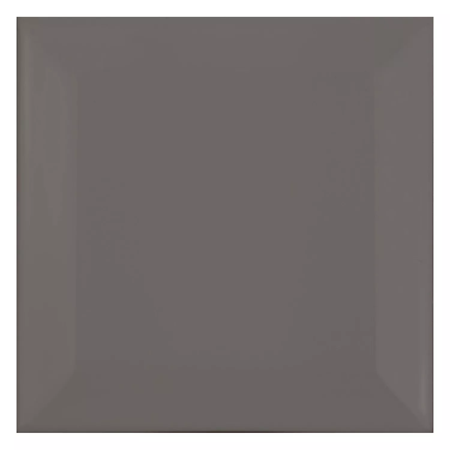 Carrelage métro Gris Mat 10x10 cm Avec Facette Catarina Marengo