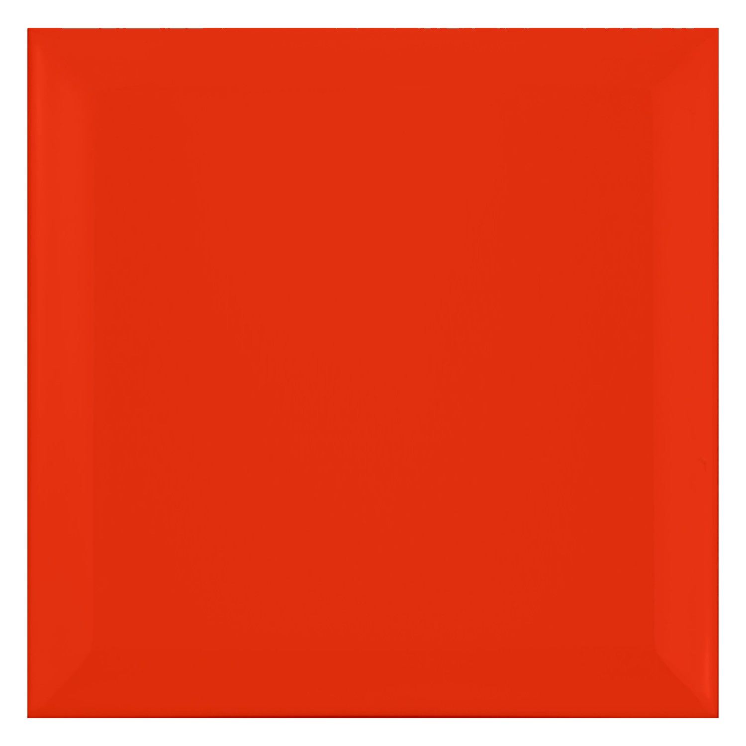Metro tegel Rood Mat 15x15 cm Met Facet Eris Rojo