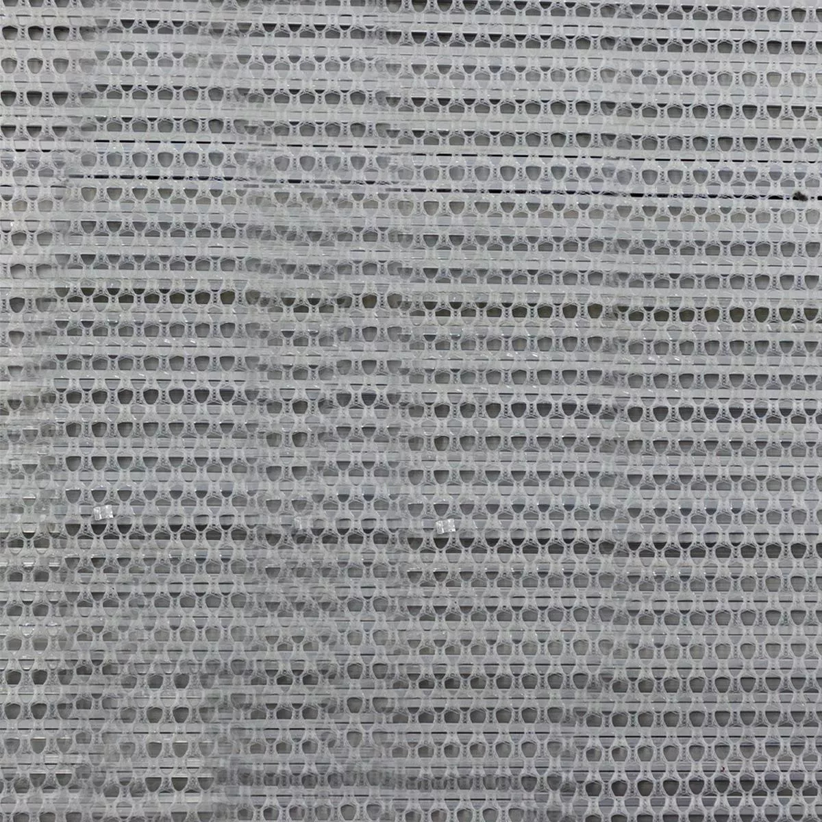 Aluminium Métal Mosaïque Carrelage Bilbao Stripes Argent
