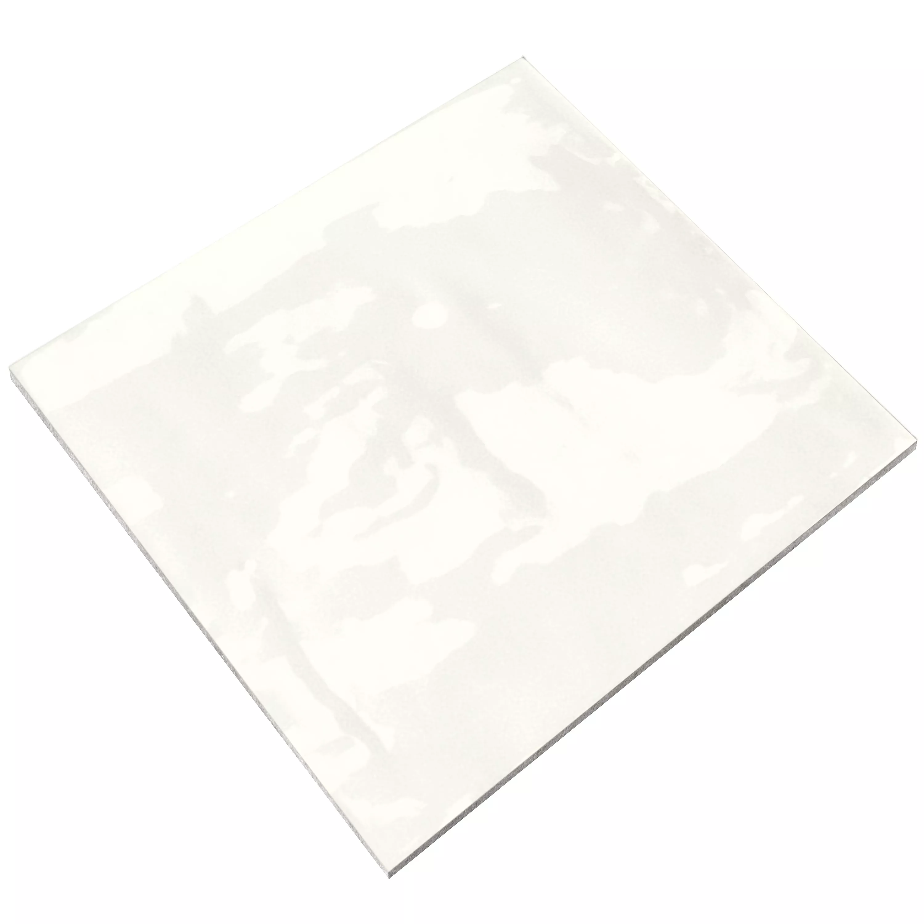Échantillon Carrelage Mural Marbella Ondulé 15x15cm Blanc Comme Neige
