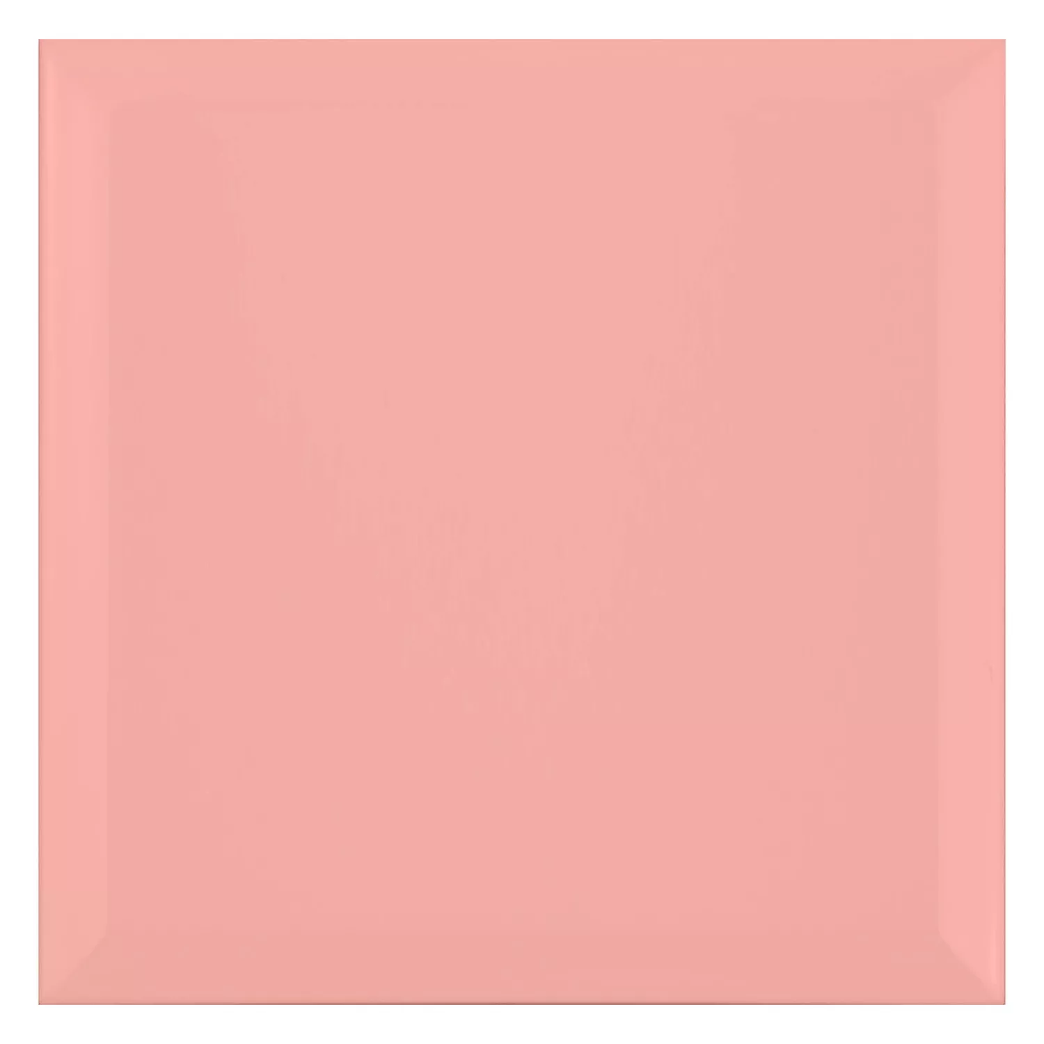 Carrelage métro Rose Mat 20x20 cm Avec Facette Freetown Rose
