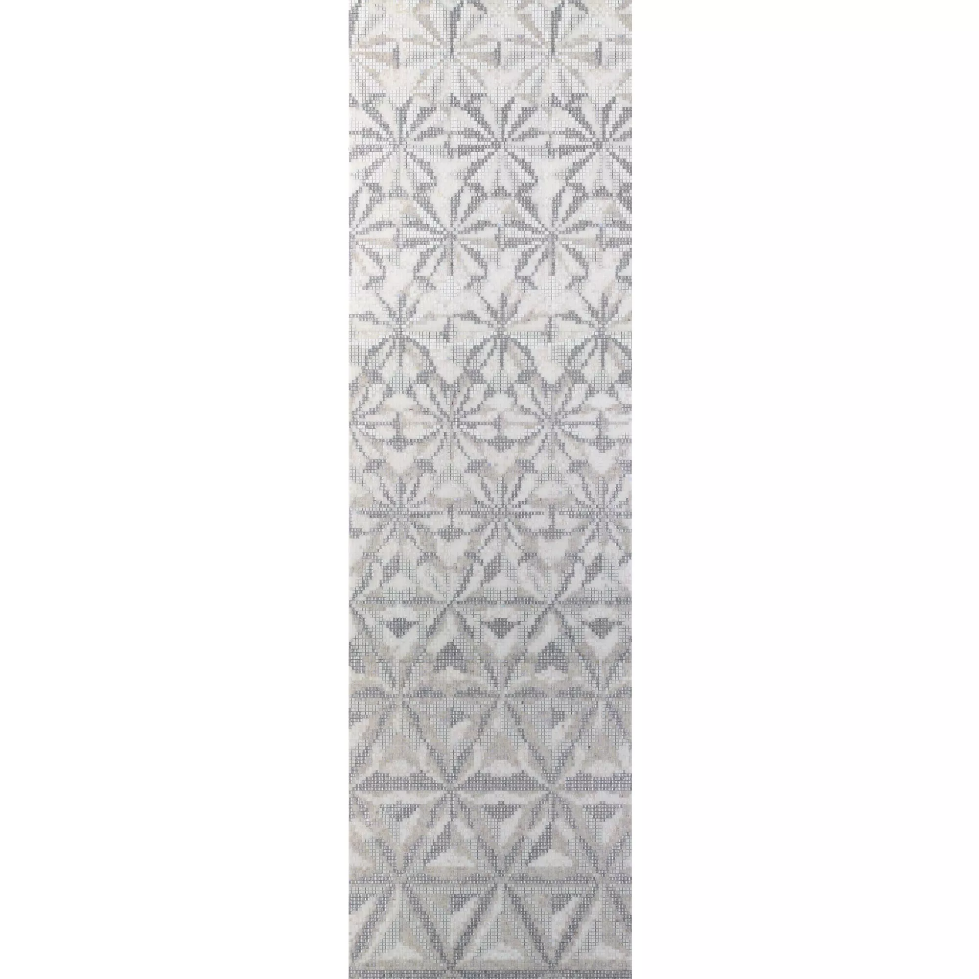 Mosaïque En Verre Image Magicflower White 110x240cm Mosaïque En Verre Image Magicflower White 110x240cm
