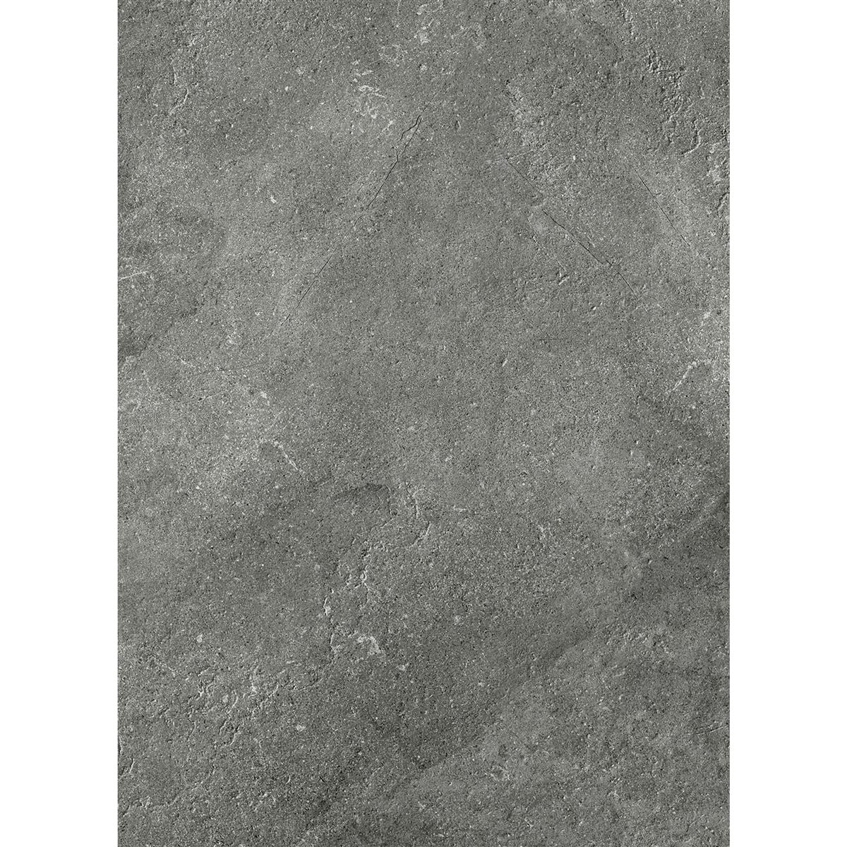 Carrelage Sol Et Mur Bangui Pierre Optique 60x120cm Gris Foncé