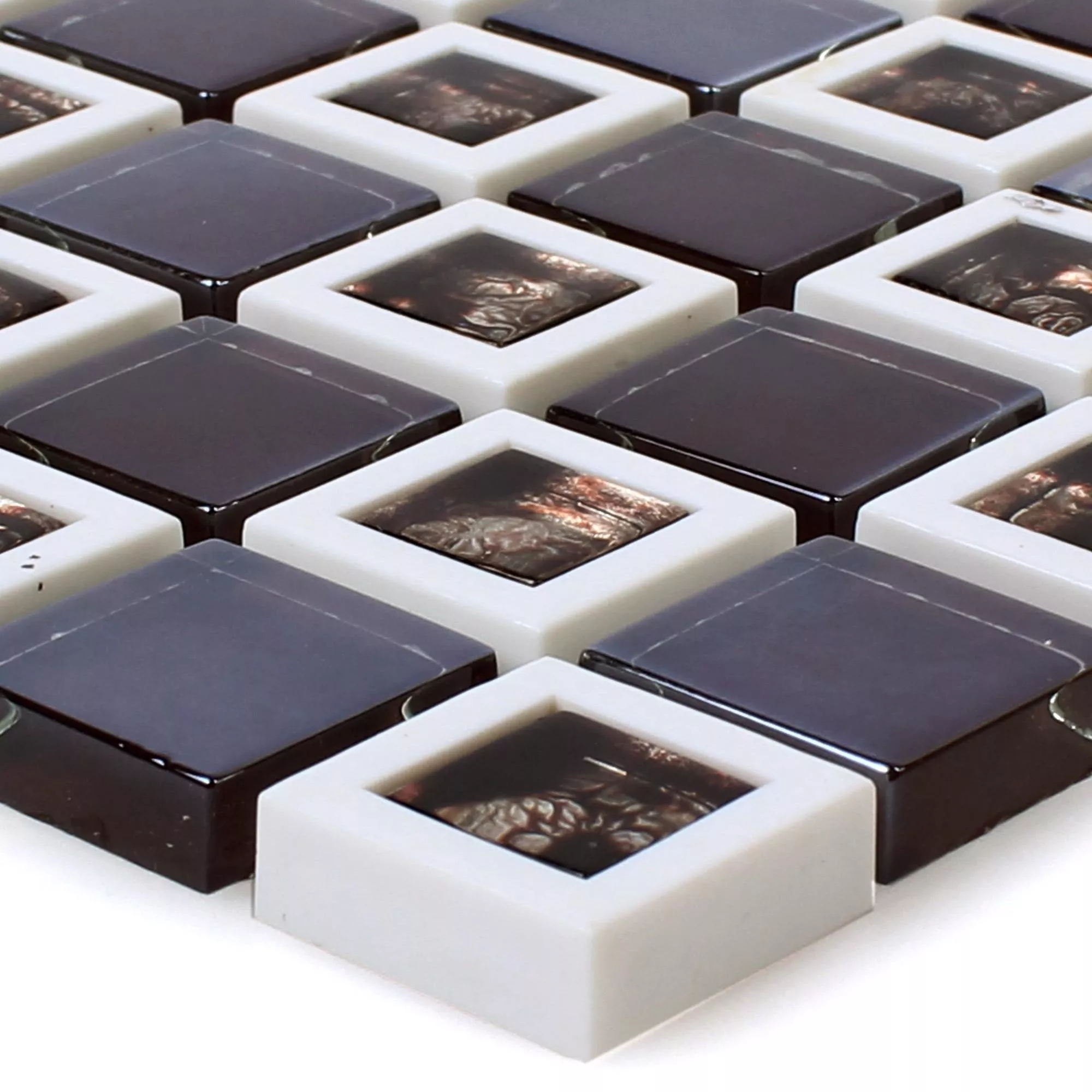 Verre Plastique Mosaïque Carrelage Anatolia Noir Verre Plastique Mosaïque Carrelage Anatolia Noir
