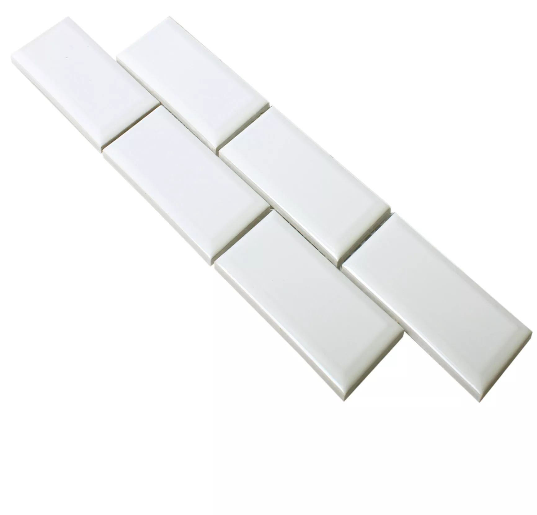 Céramique Carrelage Bordure Metro Sanford Blanc