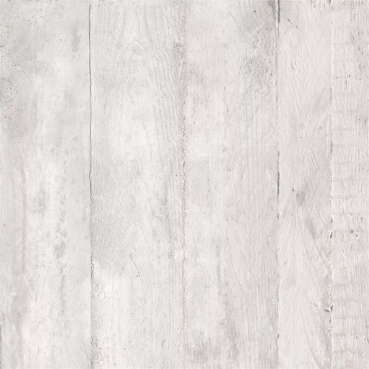 Échantillon Carrelage Sol Et Mur Gorki Imitation Bois 60x60cm Vitré Blanc