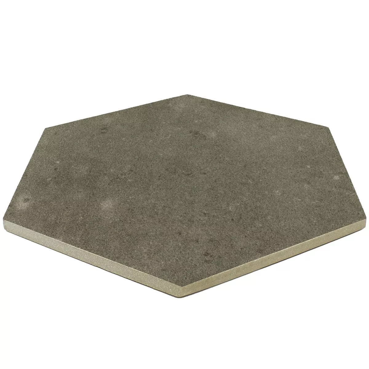 Échantillon Carrelage Sol Et Mur Arosa Mat Hexagone Braun17,3x15cm