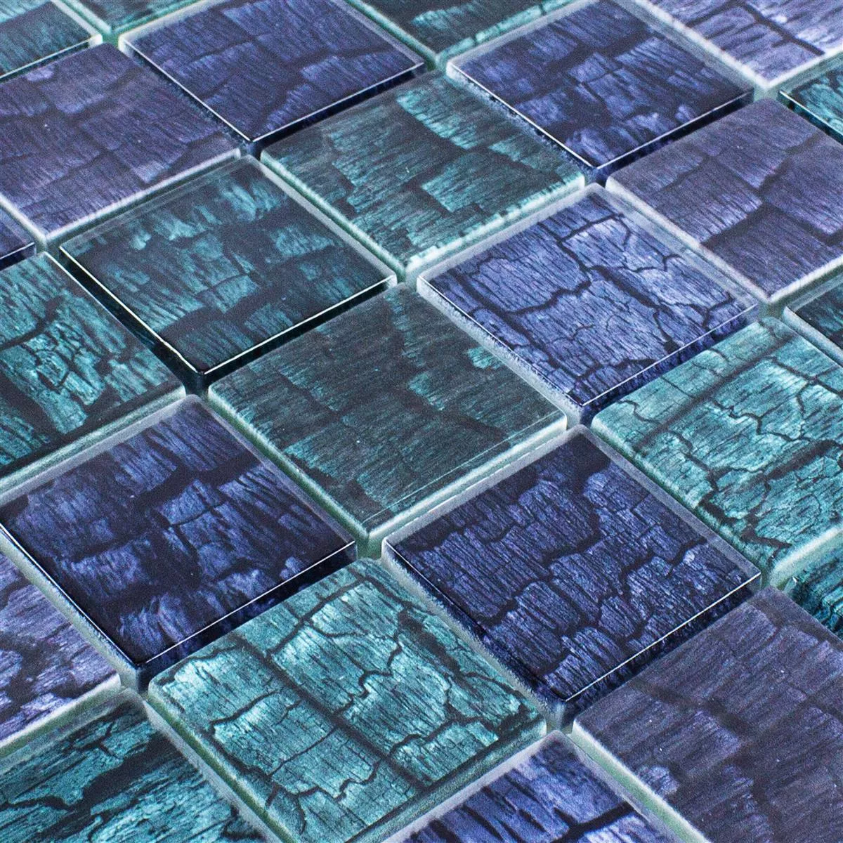 Échantillon Mosaïque En Verre Carrelage Saraland Vert