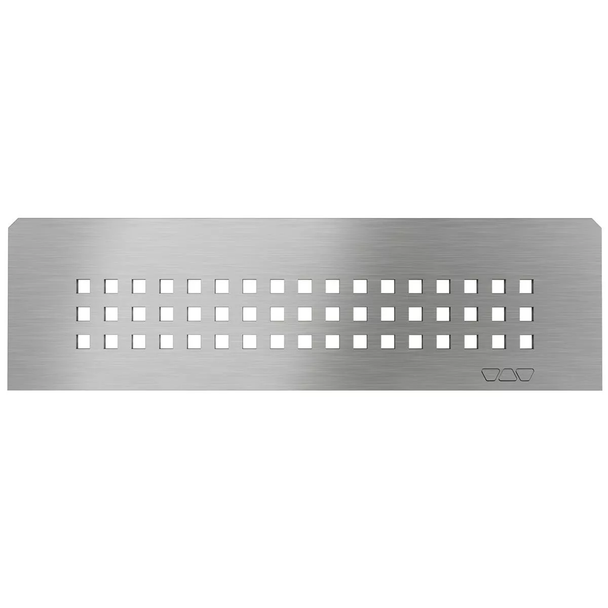 Niche wandplank Schlüter rechthoekig 30x8,7cm Vierkant zilver