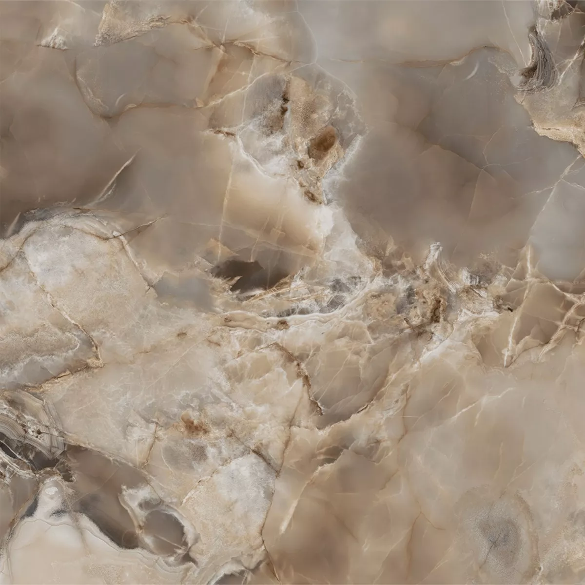 New York Grijs Glanzend 60x60 cm