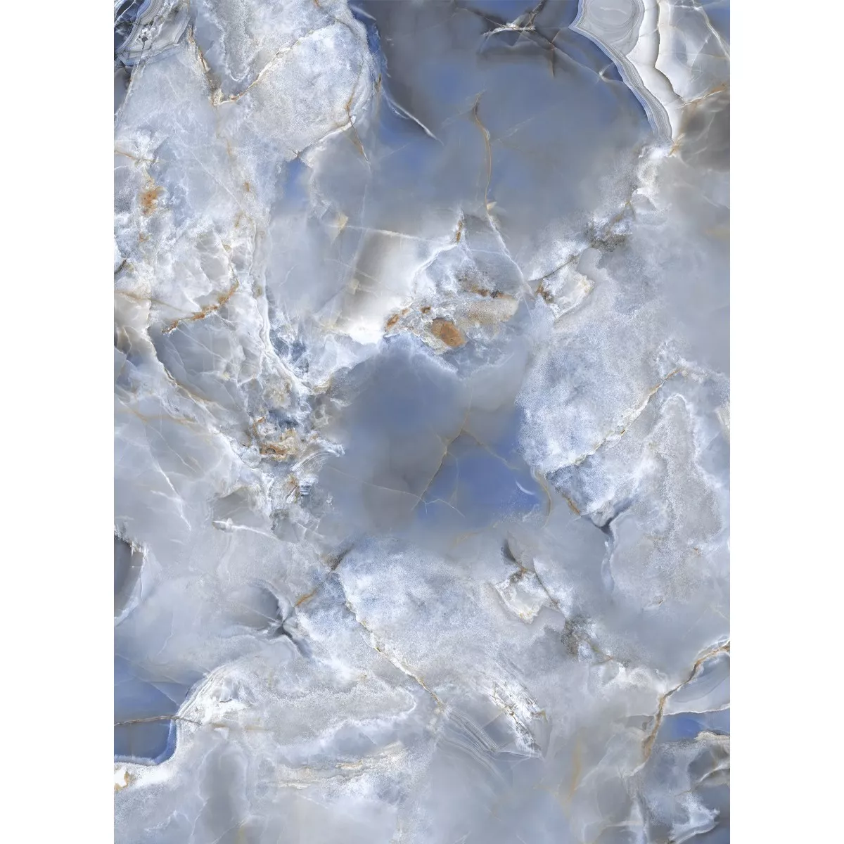 New York Blauw Glanzend 60x120 cm