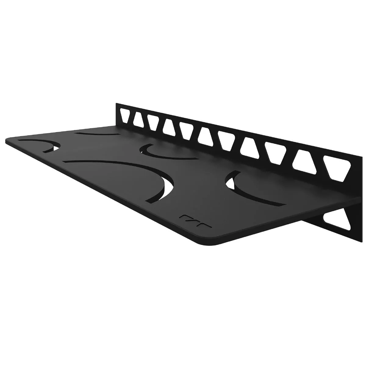 Doucheplank wandplank Schlüter rechthoek 30x11,5cm Curve Grafiet