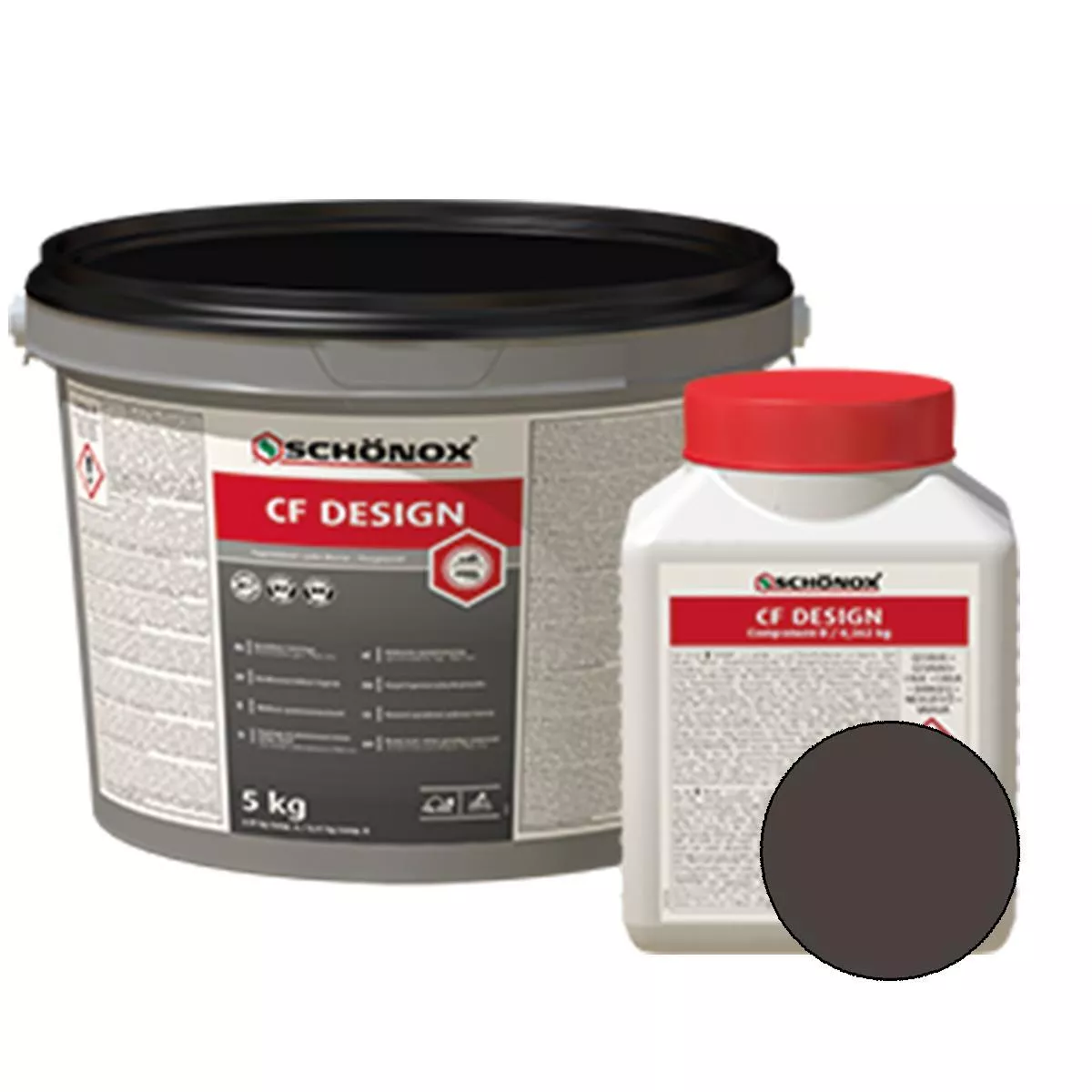 Voegmiddel Schönox CF Design Epoxyhars Colorfuge Antraciet 2,5 kg Voegmiddel Schönox CF Design Epoxyhars Colorfuge Antraciet 2,5 kg