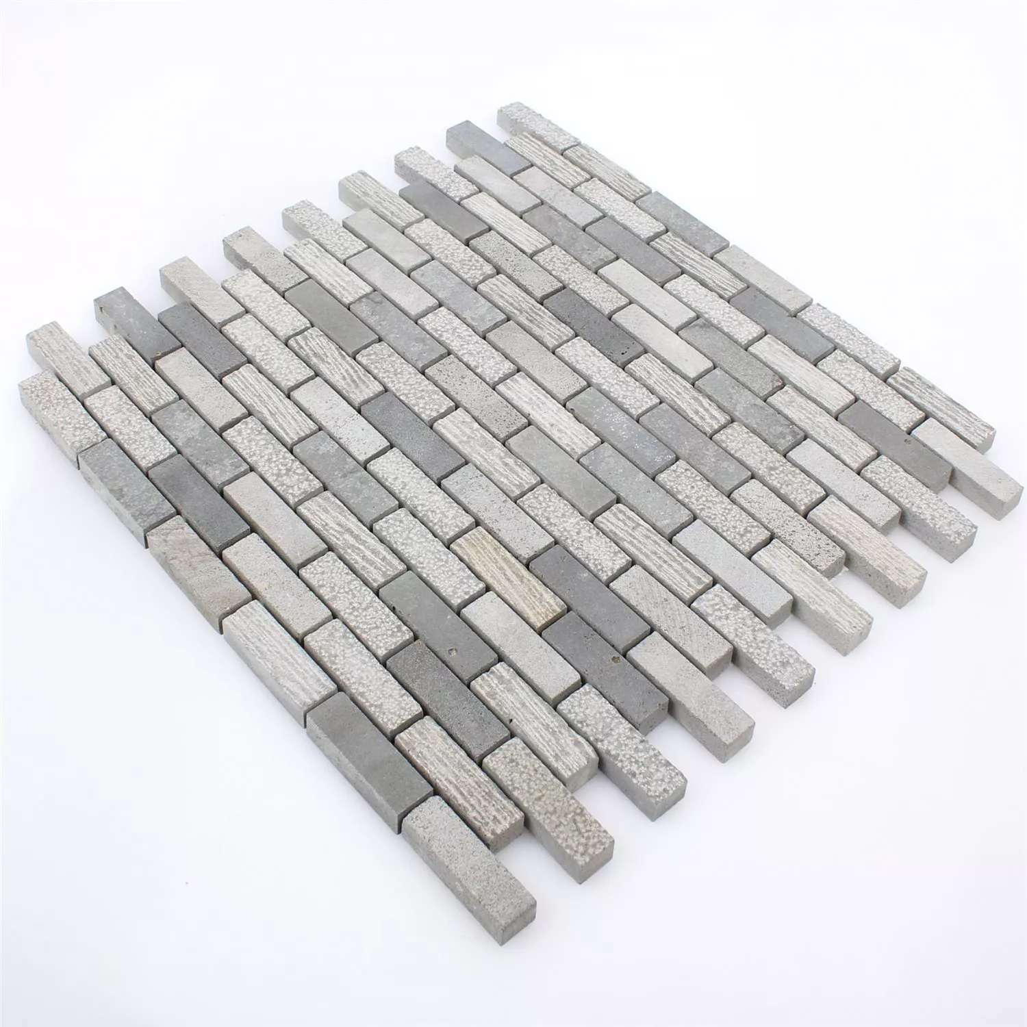 Mosaïque Carrelage Daimon Stein Carving Mix Cement Grey
