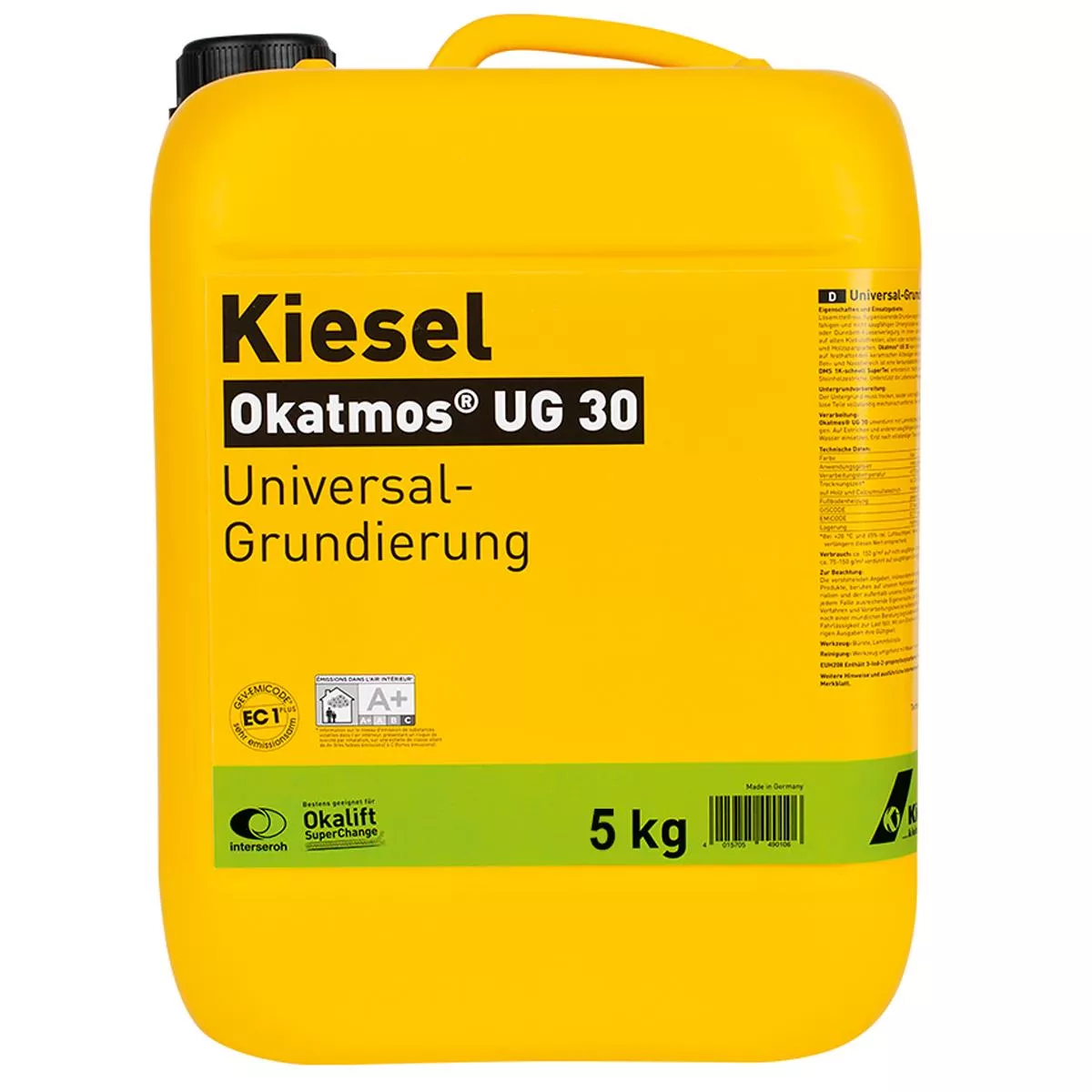 Universele primer kiezel Okatmos UG 30 blauw 5 kg Universele primer kiezel Okatmos UG 30 blauw 5 kg