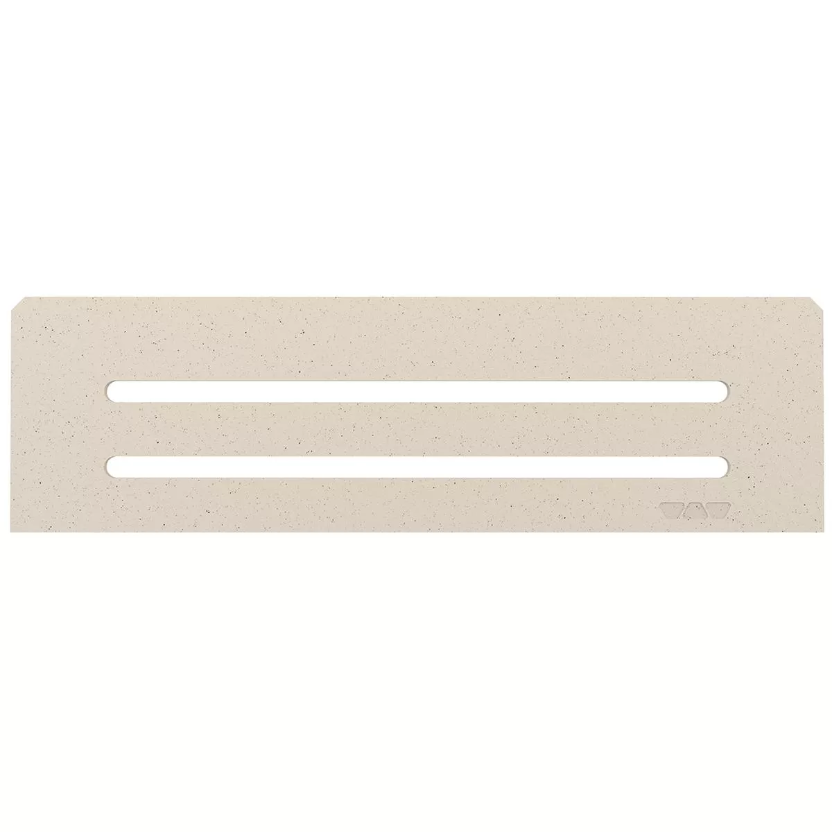 Niche wandplank Schlüter rechthoekig 30x8,7cm Wave ivoor