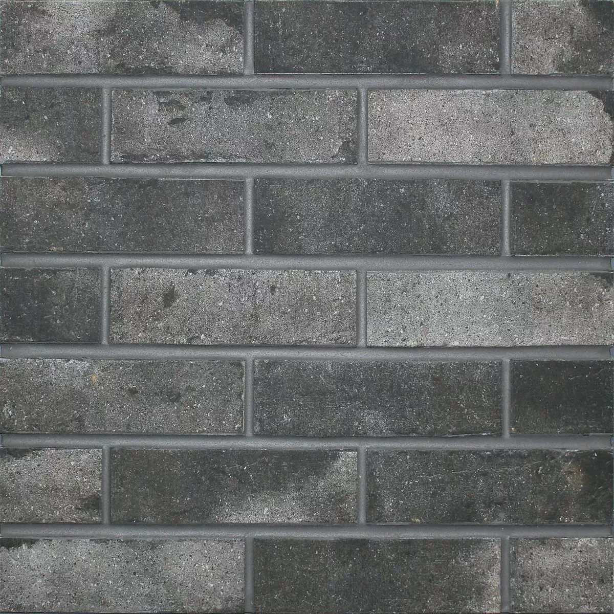 Échantillon Carrelage Sol Et Mur Leverkusen 7,1x24cm Brique Dark Grey