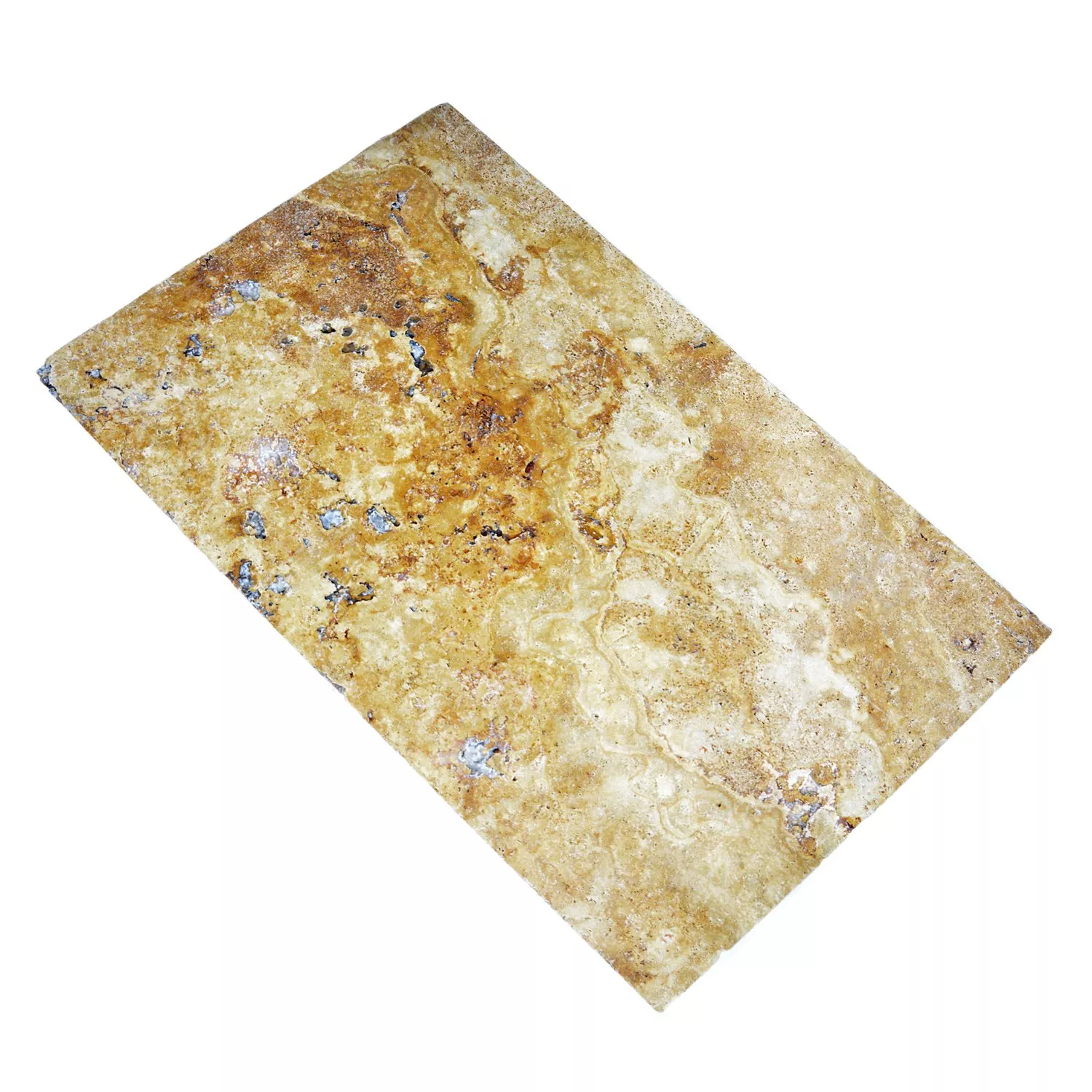 Natursteentegels Travertin Castello Goud 40,6x61cm