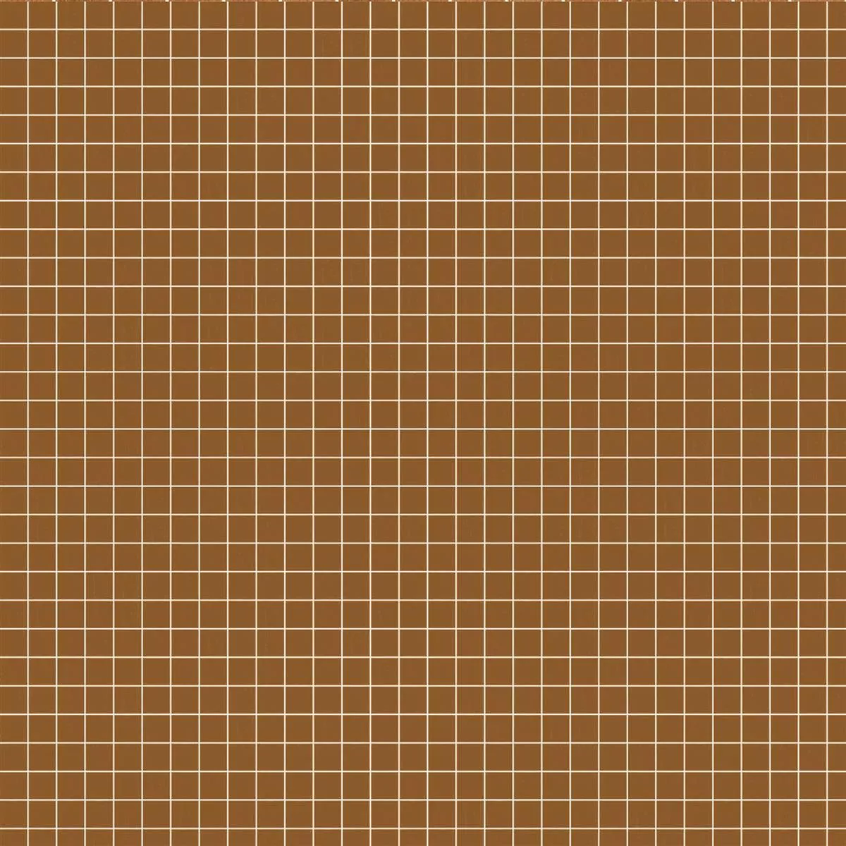 Mosaïque En Verre Tuile Trend-Vi Vitreo 183 Brun 10x10mm