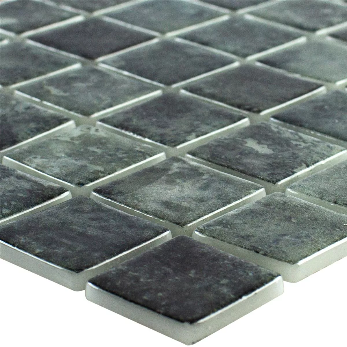 Glas Zwembad Mozaïek Baltic Zwart 25x25mm Glas Zwembad Mozaïek Baltic Zwart 25x25mm