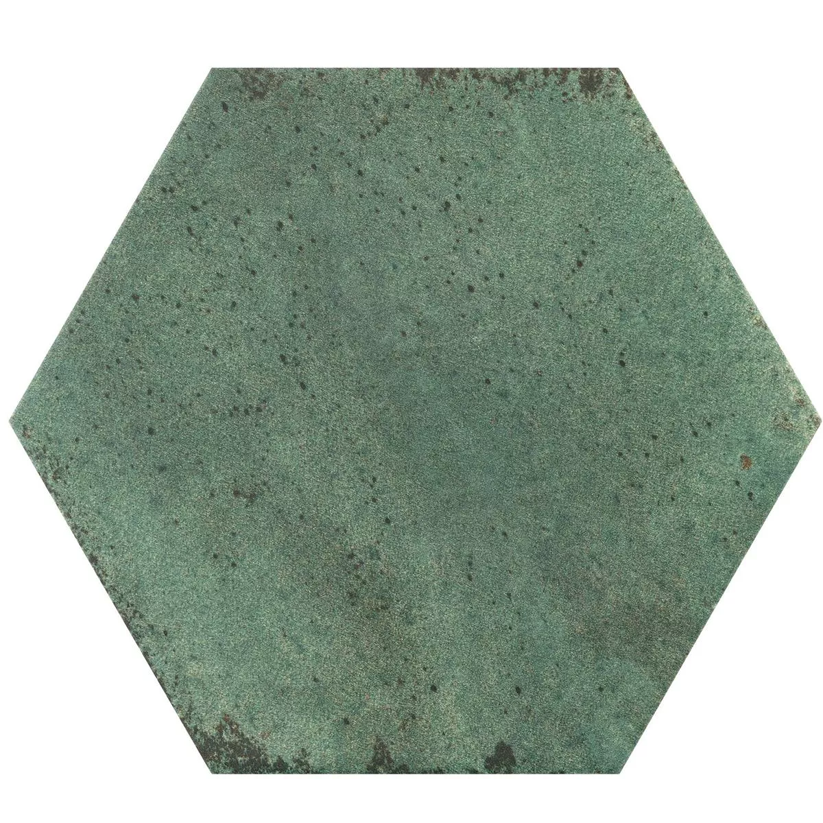 Sample Vloertegels Arosa Mat Hexagon Smaragdgroen 17,3x15cm