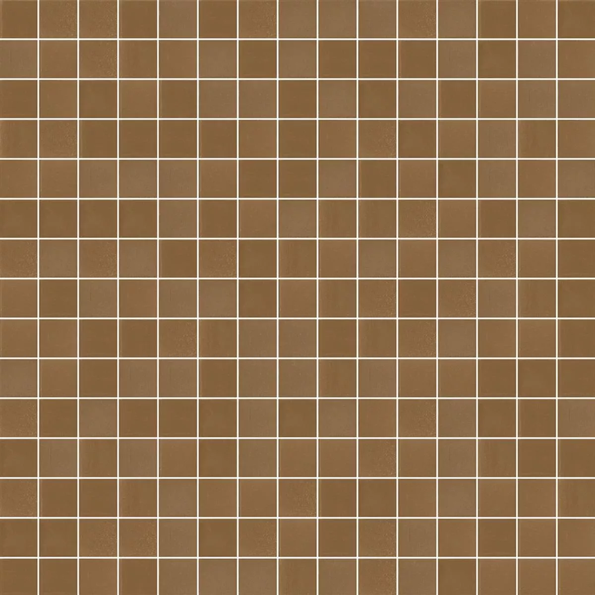 Mosaïque En Verre Tuile Trend-Vi Vitreo 191 Café Brun 20x20mm
