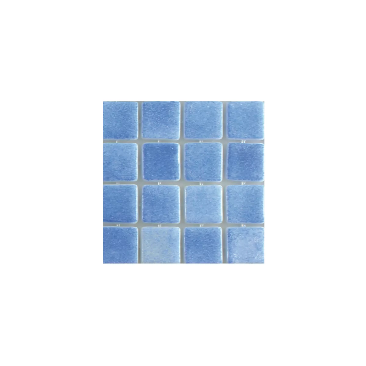 Échantillon Verre Piscine Mosaïque Lagune R11C Bleu Ciel