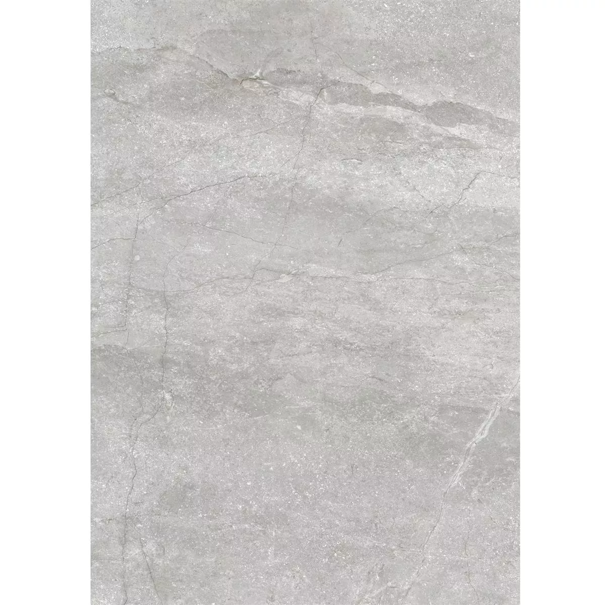 Sample Vloertegels Pangea Marmerlook Mat Zilver 60x120cm