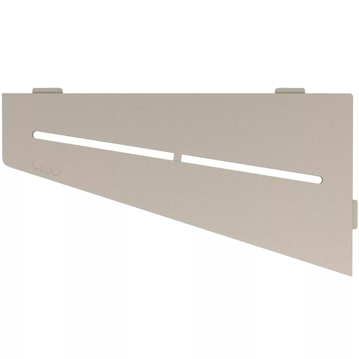 Wandplank doucheplank Schlüter vierkant 15,4x29,5cm Pure Cream