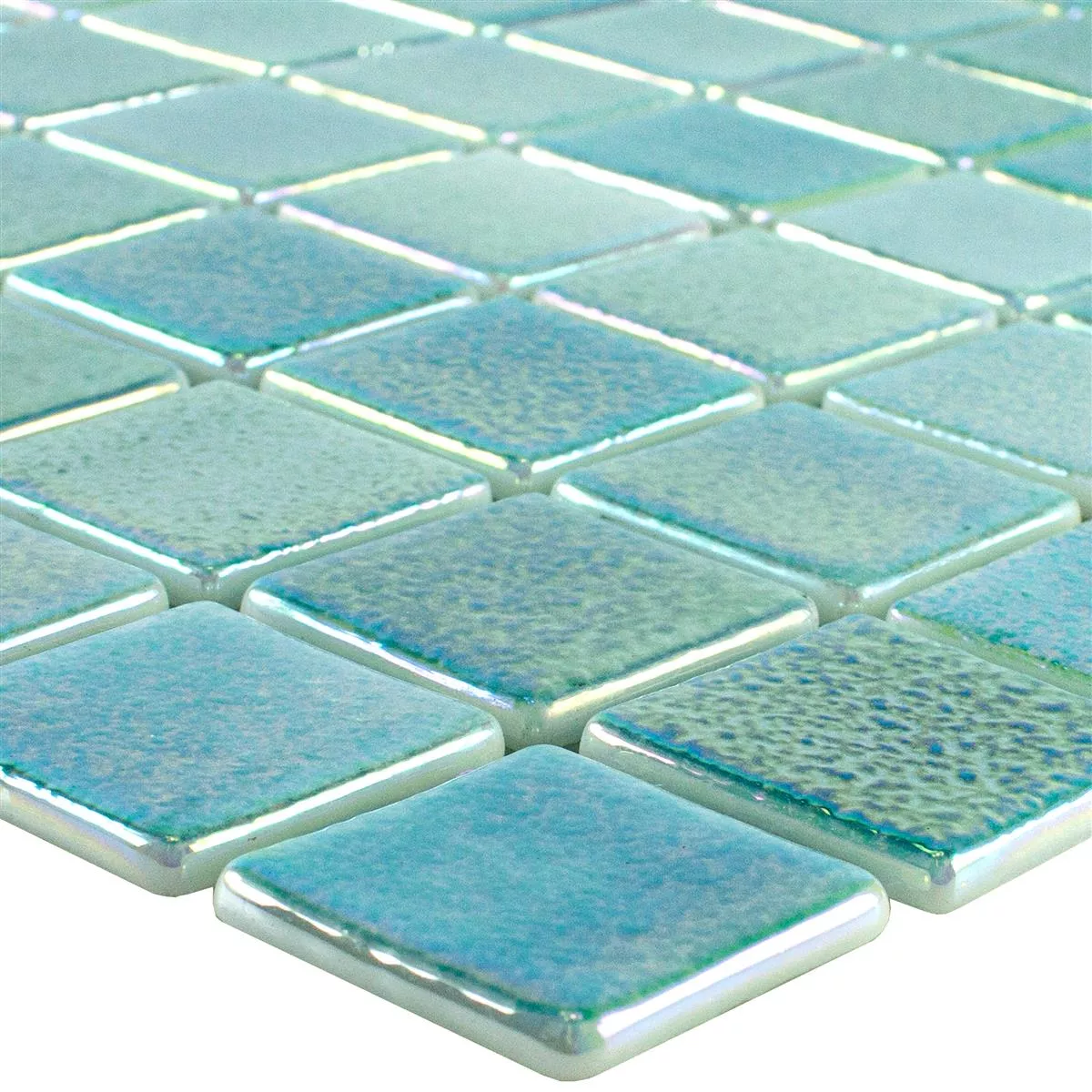Verre Piscine Mosaïque McNeal Turquoise 38 Verre Piscine Mosaïque McNeal Turquoise 38