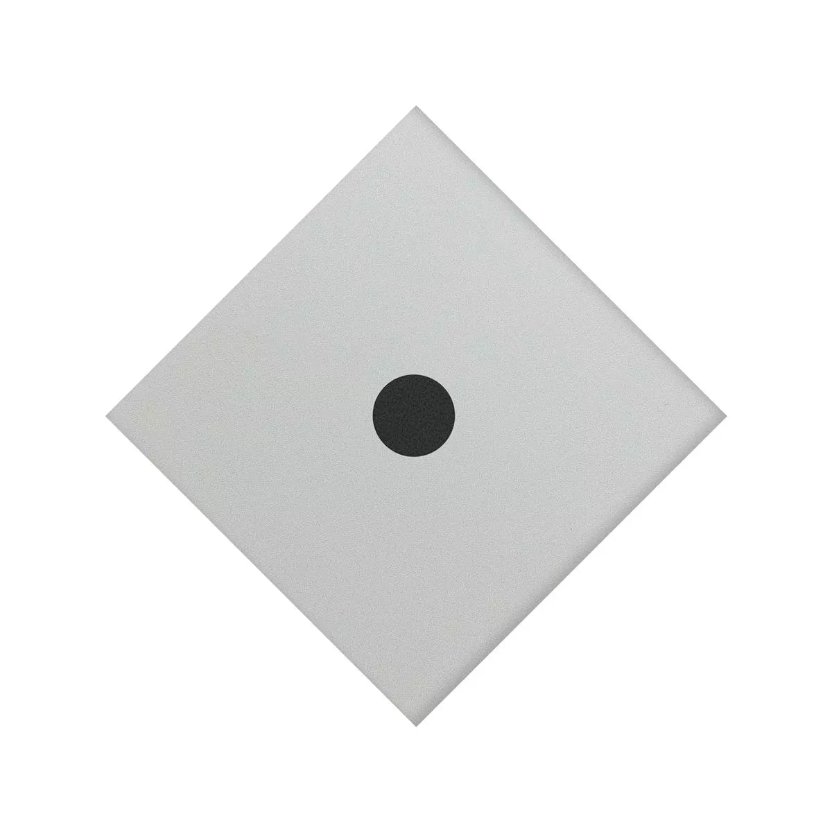 Porselein steengoed Tegels Genexia Zwart Wit Decor 3 Rosone  4,6x4,6cm