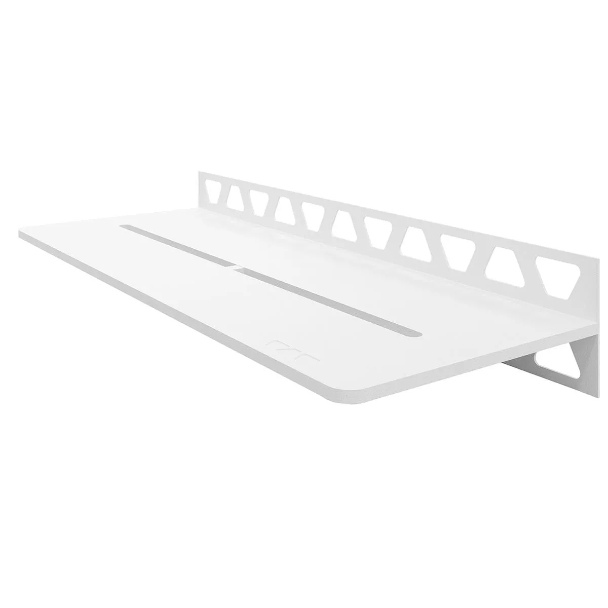 Doucheplank wandplank Schlüter rechthoek 30x11,5cm zuiver wit