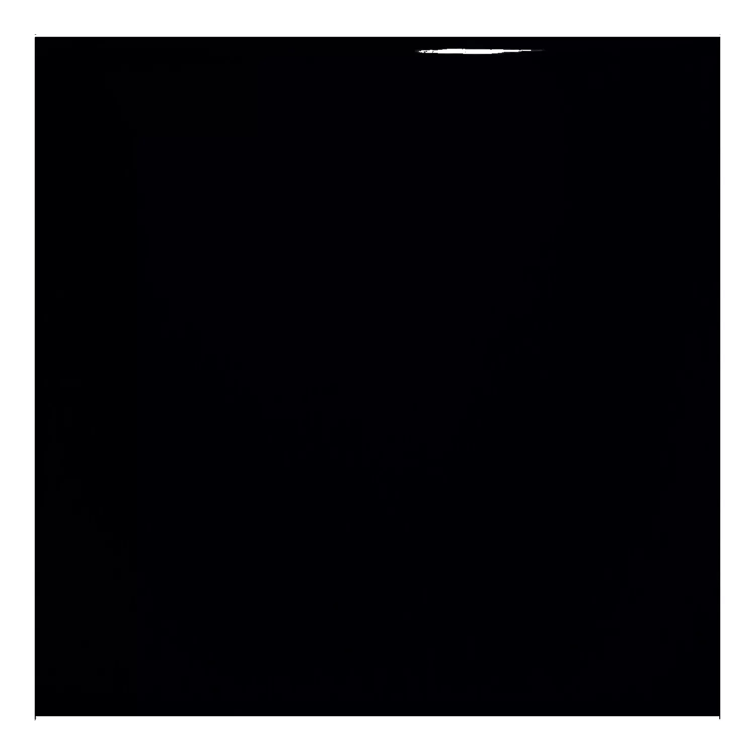 Carrelage métro Noir Brillant 10x10 cm Sans Facette Freyburg Negro